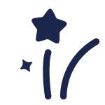 Stars Line SVG Icon